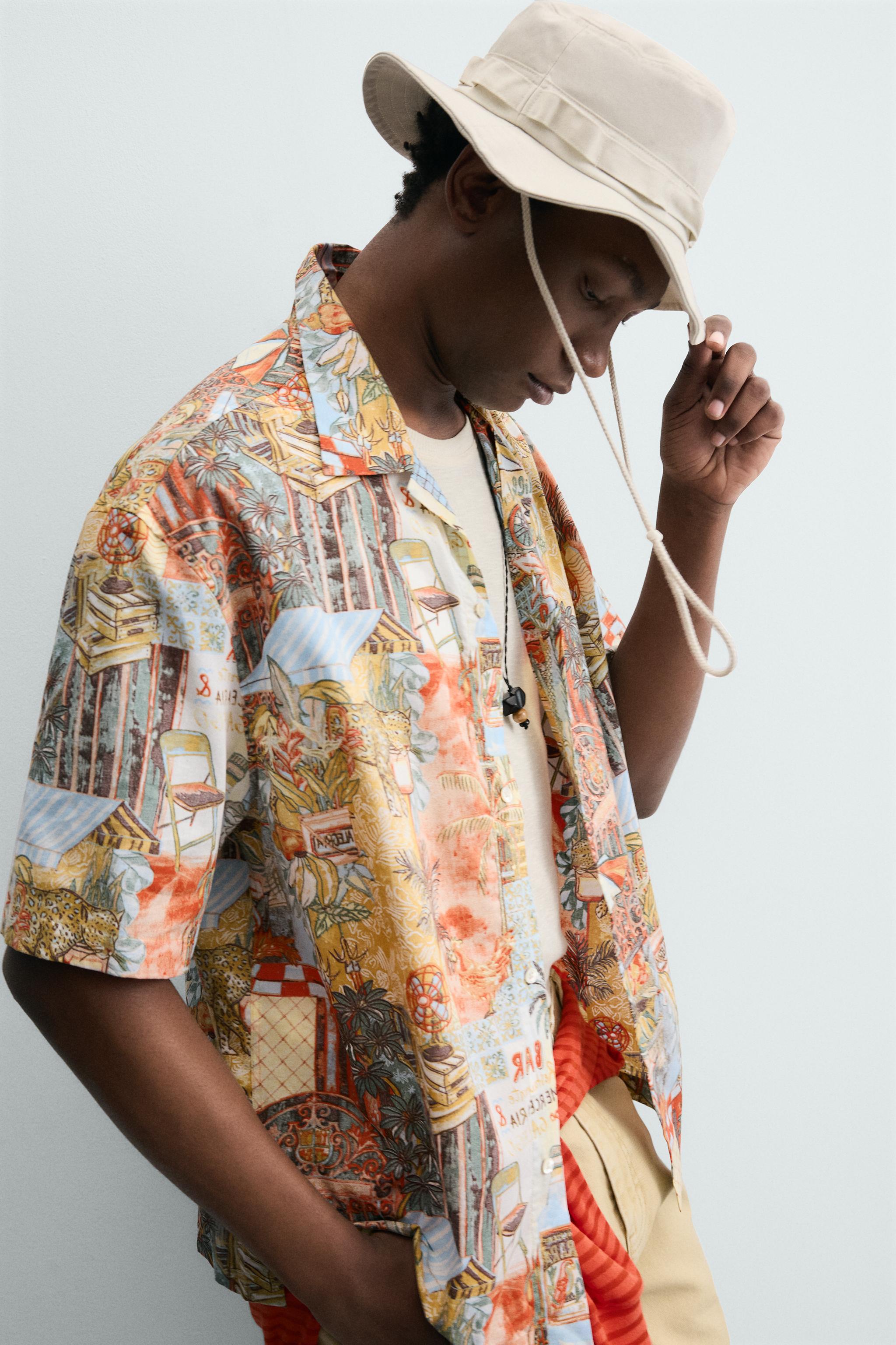 STREET PRINT RELAXED FIT SHIRT
